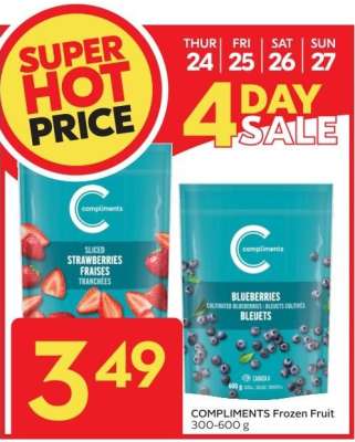 Compliments Frozen Fruit