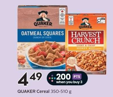 Quaker Cereal