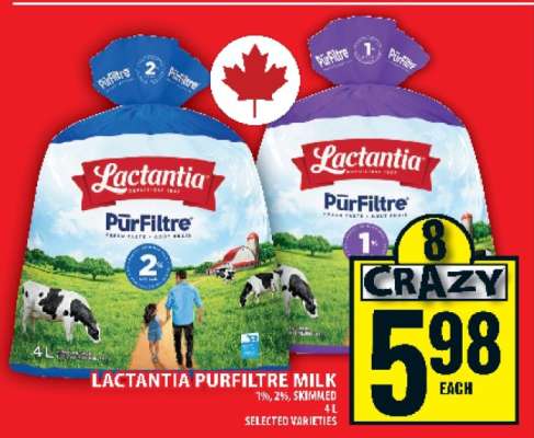 LACTANTIA PURFILTRE MILK