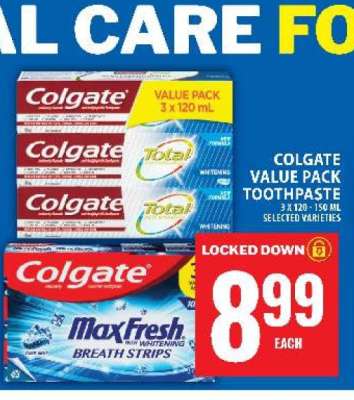 Colgate Value Pack Toothpaste