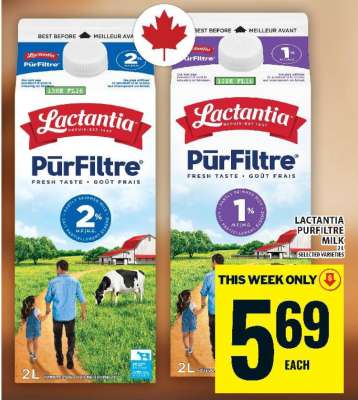 LACTANTIA PURFILTRE MILK