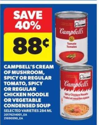 CAMPBELL’S CONDENSED SOUP