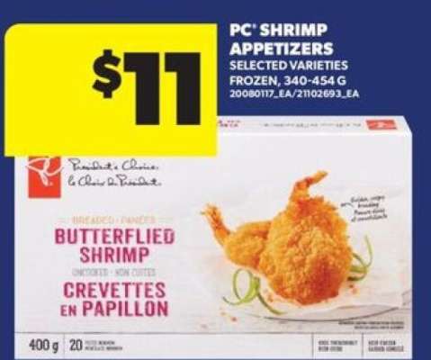 PC Shrimp Appetizers