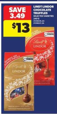 Lindt Lindor Chocolate Truffles