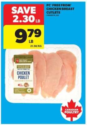 PC Free From Chicken Breast Cutlets