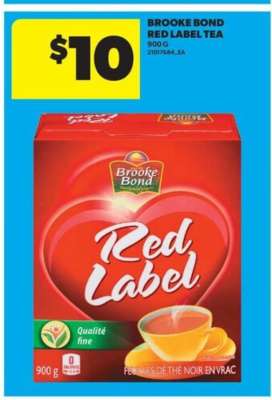 BROOKE BOND RED LABEL TEA