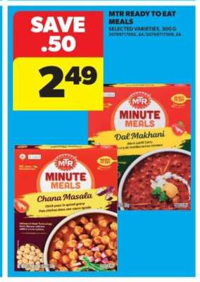 MTR Ready to Eat Meals