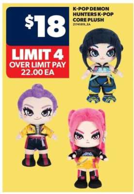 K-POP DEMON HUNTERS K-POP CORE PLUSH