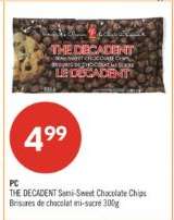 PC THE DECADENT Semi-Sweet Chocolate Chips