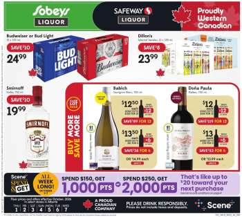 Sobeys Liquor Flyer - October 01, 2026 - October 07, 2026.