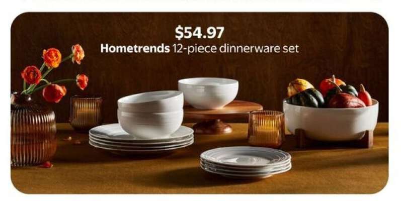 Hometrends 12-Piece Dinnerware Set