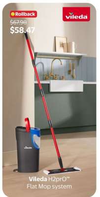 Vileda H2prO Flat Mop System
