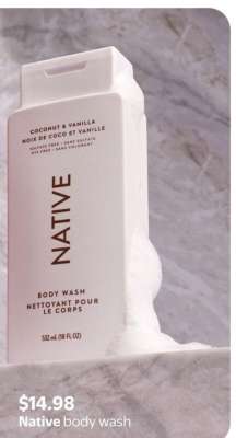 NATIVE BODY WASH