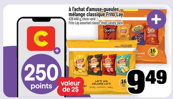 Frito Lay assorted classic chips variety pack