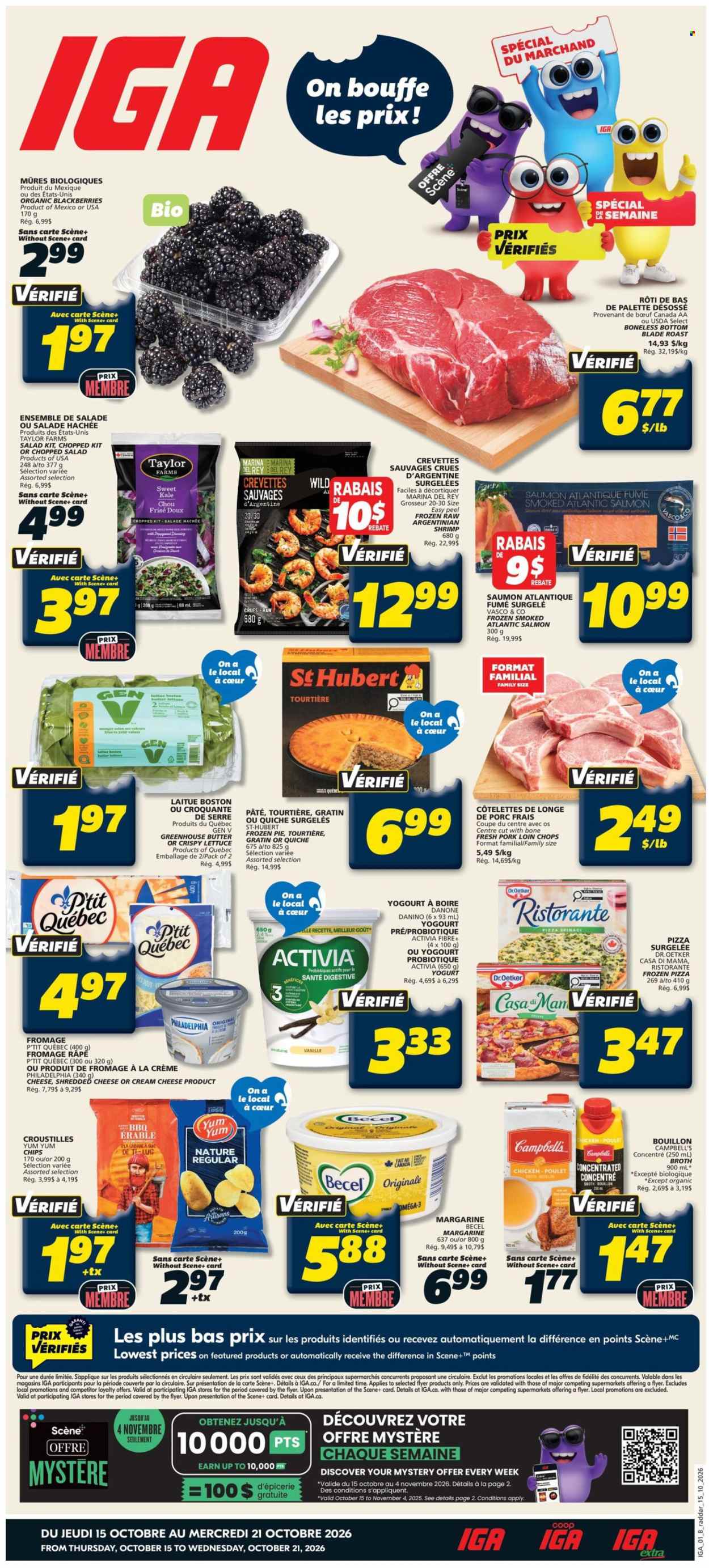 IGA flyer - October 15, 2026 - October 21, 2026. Page 1