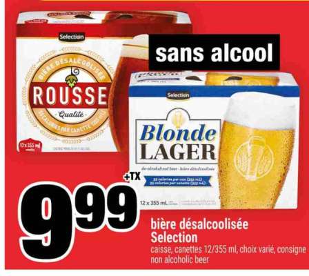 BIÈRE DÉSALCOOLISÉE SELECTION