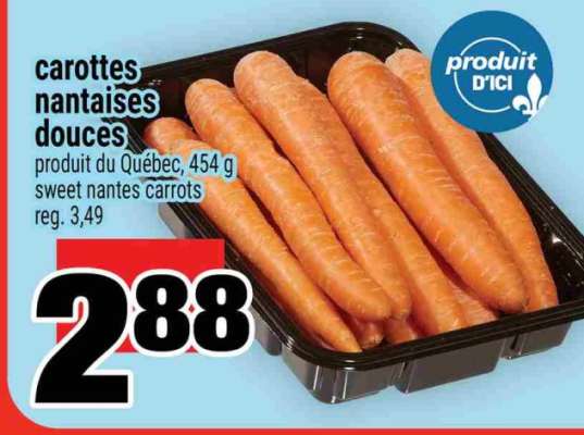 CAROTTES NANTAISES DOUCES