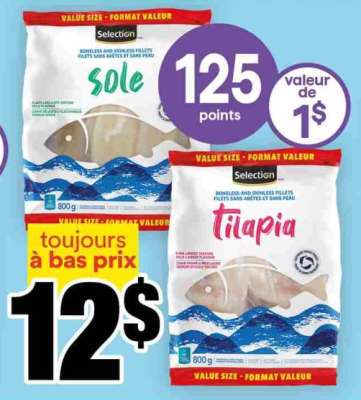 Selection Sole & Tilapia
