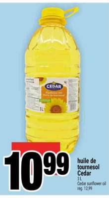 HUILE DE TOURNESOL CEDAR