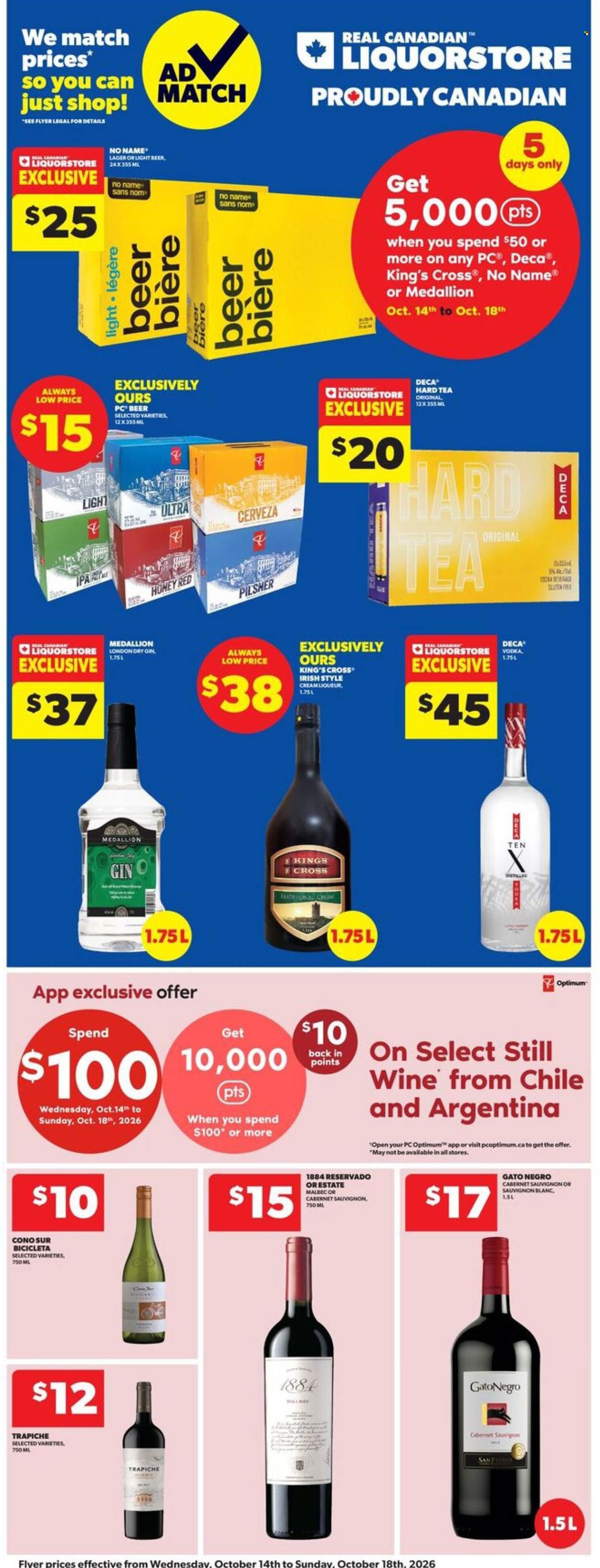 Real Canadian Liquorstore flyer - October 14, 2026 - October 18, 2026. Page 1