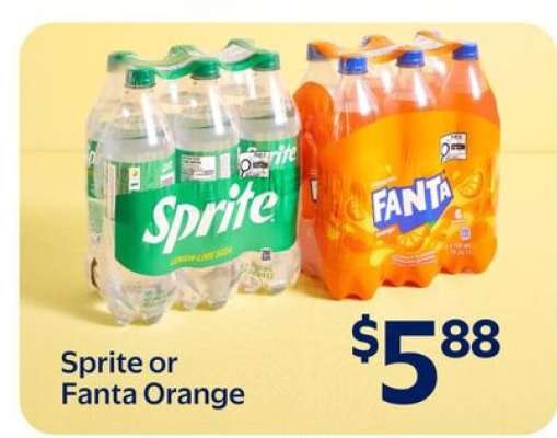 Sprite or Fanta Orange
