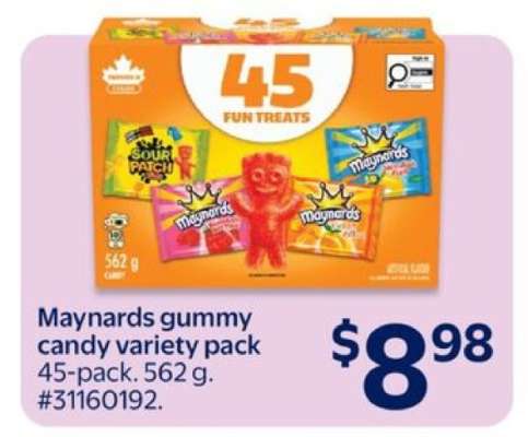 Maynards gummy candy variety pack