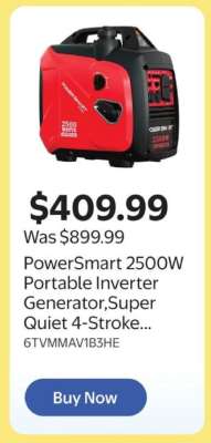 PowerSmart 2500W Portable Inverter Generator