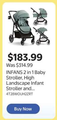 INFANS 2 in 1 Baby Stroller