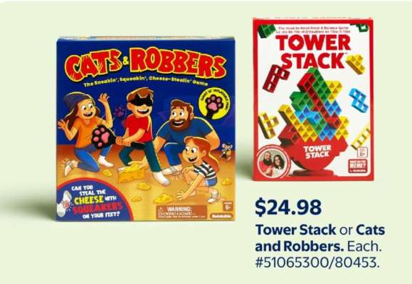 Tower Stack or Cats and Robbers