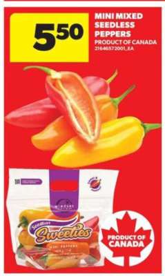 Mini Mixed Seedless Peppers