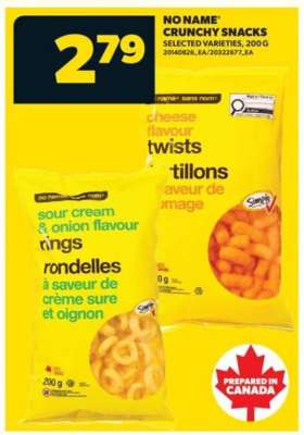 No Name Crunchy Snacks