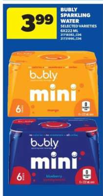 Bubly Sparkling Water