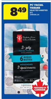 PC Facial Tissues