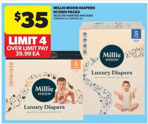 Millie Moon Diapers Econo Packs