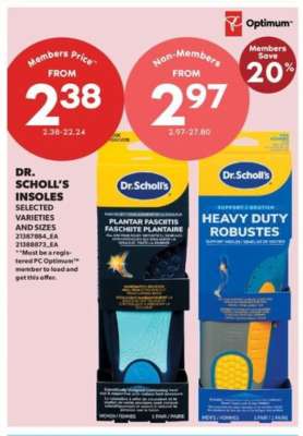 DR. SCHOLL'S INSOLES
