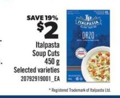 Italpasta Soup Cuts