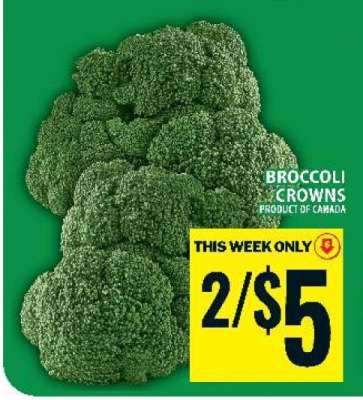 BROCCOLI CROWNS
