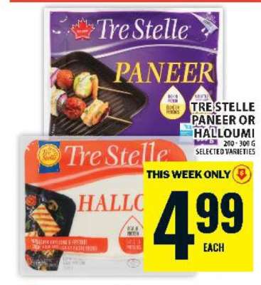 TreStelle Paneer or Halloumi