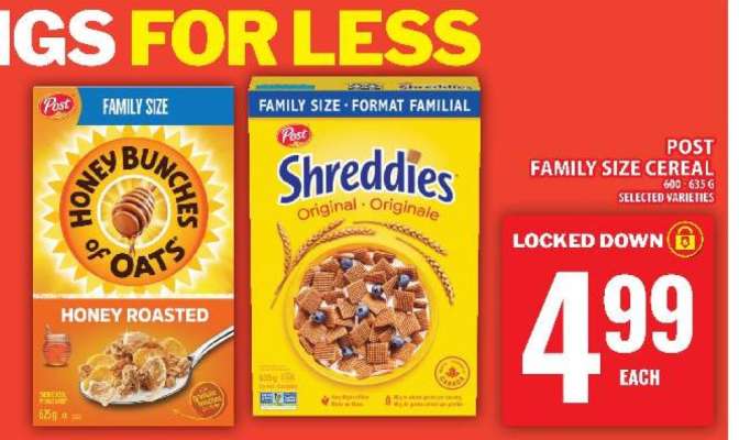 POST FAMILY SIZE CEREAL