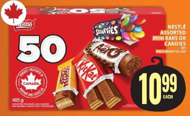 Nestlé Assorted Mini Bars or Candies