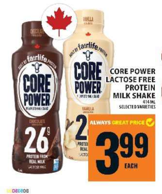 Core Power Lactose Free Protein Milk Shake