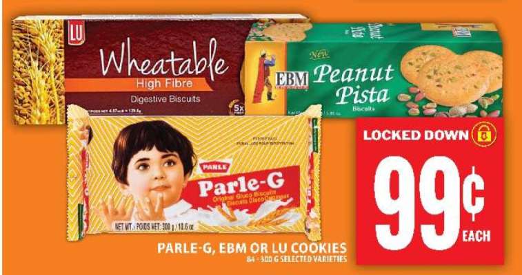 PARLE-G, EBM or LU Cookies