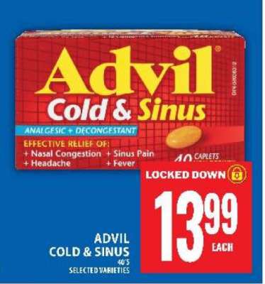 Advil Cold & Sinus