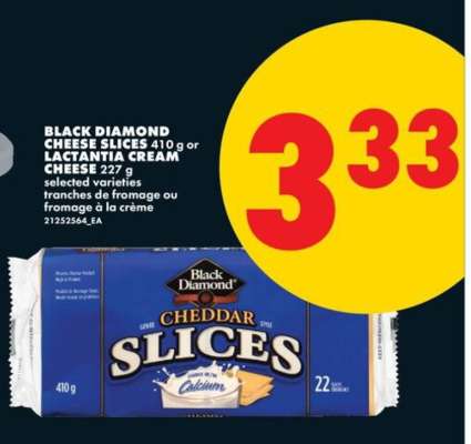 Black Diamond Cheese Slices
