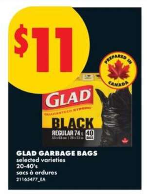 GLAD GARBAGE BAGS