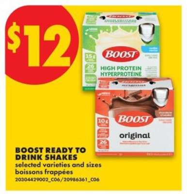 Boost Ready-to-Drink Shakes