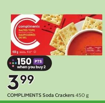 COMPLIMENTS Soda Crackers 450 g