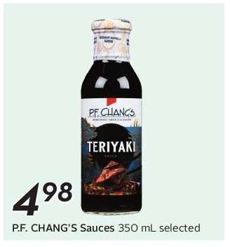 P.F Chang's Sauces