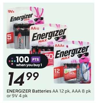 ENERGIZER BATTERIES