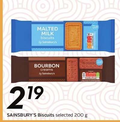 SAINSBURY'S Biscuits
